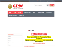 Tablet Screenshot of glynstore.com